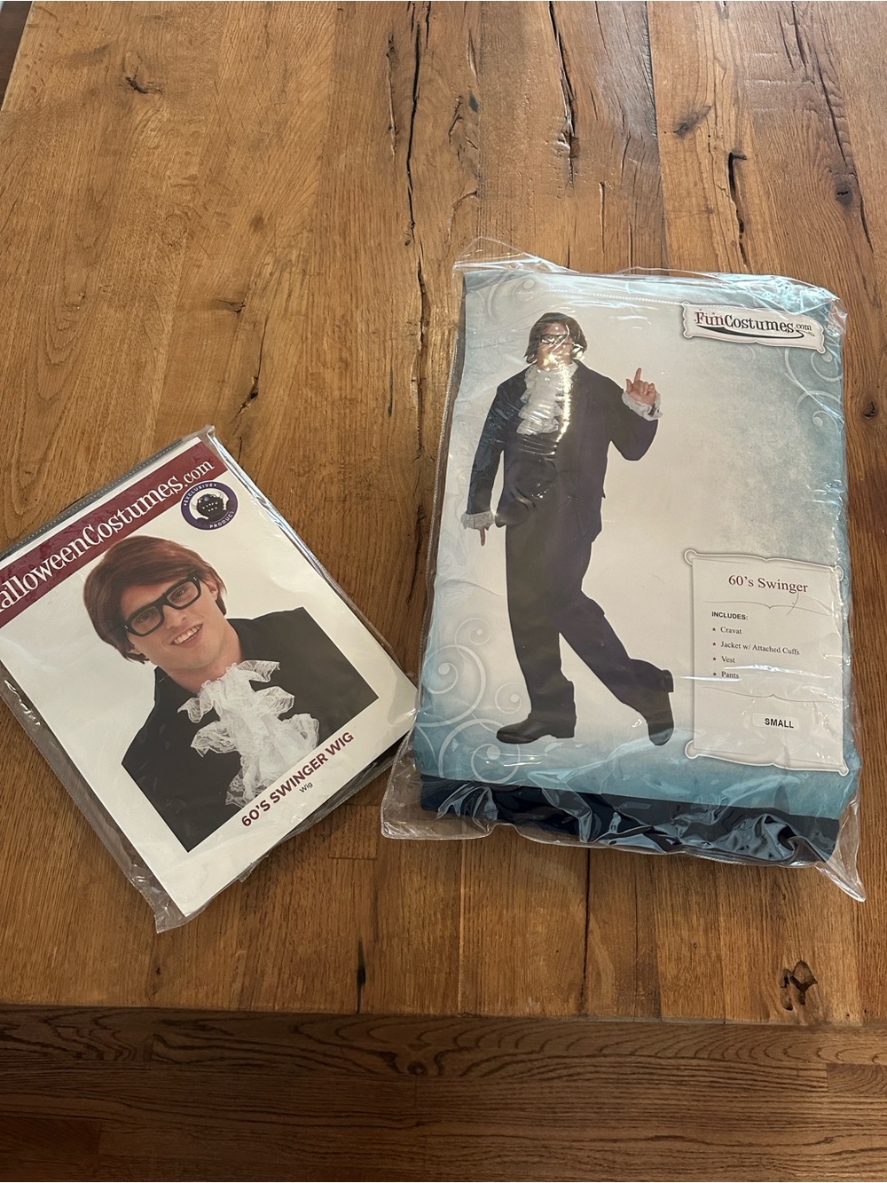 New Austin Powers costume and wig